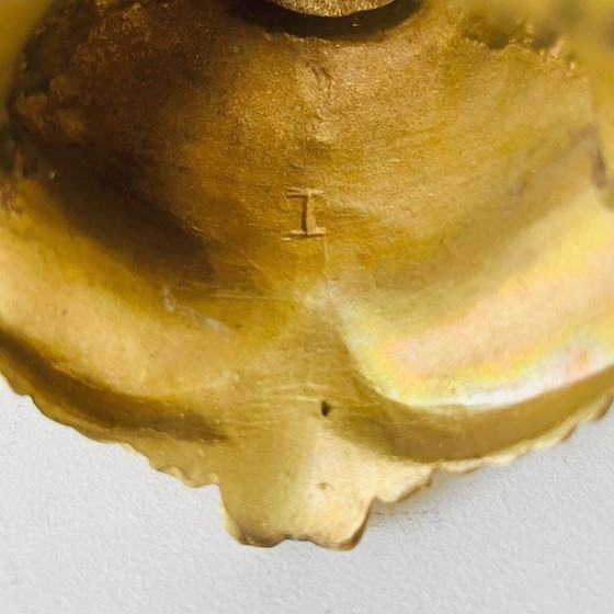 Image 1 of Gothic brass candelabra with five arms baroque