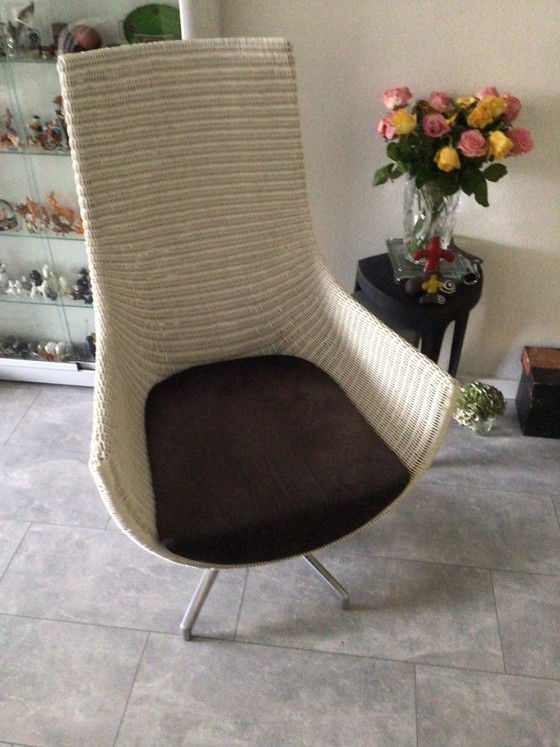 Poltrona girevole in rattan – Sedie girevoli, Metallo (photo 8 of 8)