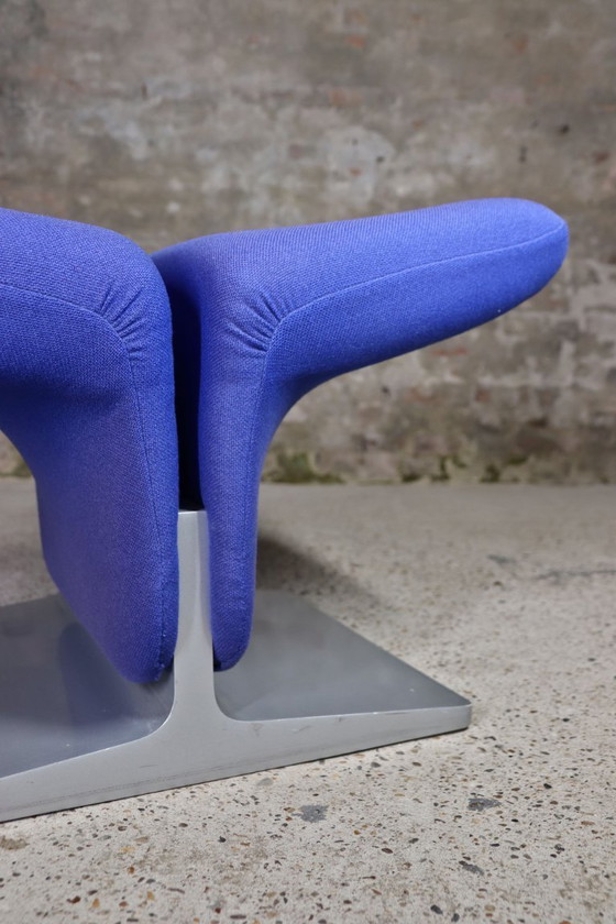 Image 1 of Artifort - F582 - Ribbon Chair + Ottoman - Pierre Paulin - 1990s