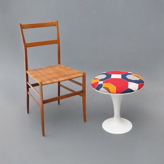 Image 1 of Space Age stool with tulip base, 1960s