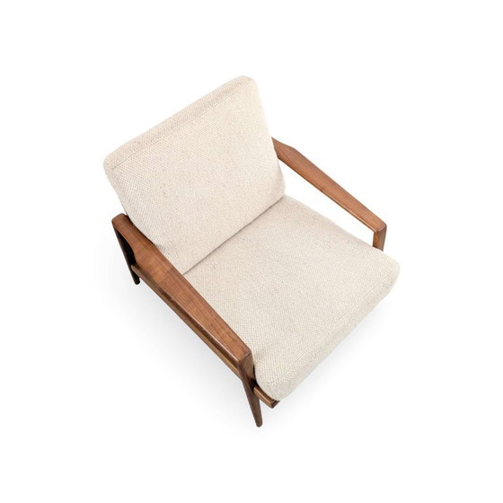 3x Poltrone Vintage Midcentury Noce anni '60 easy chair – Legno (photo 7 of 10)
