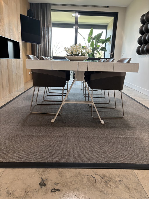 Beautiful white designer dining table