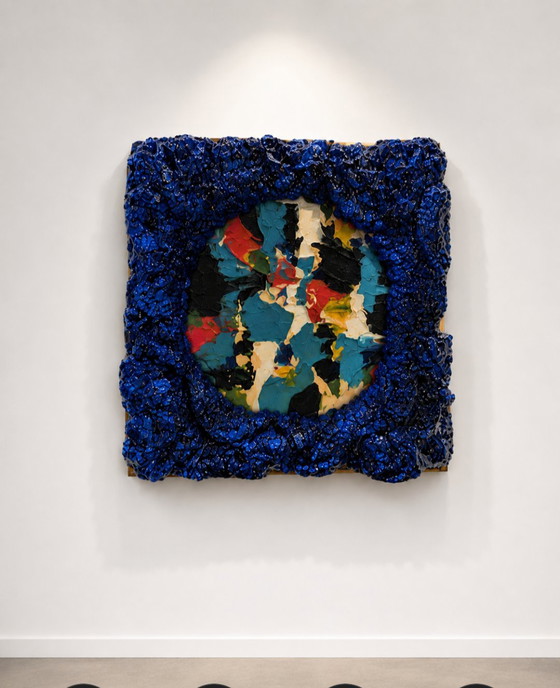 Image 1 of Mixed media Blue Echoes 2x