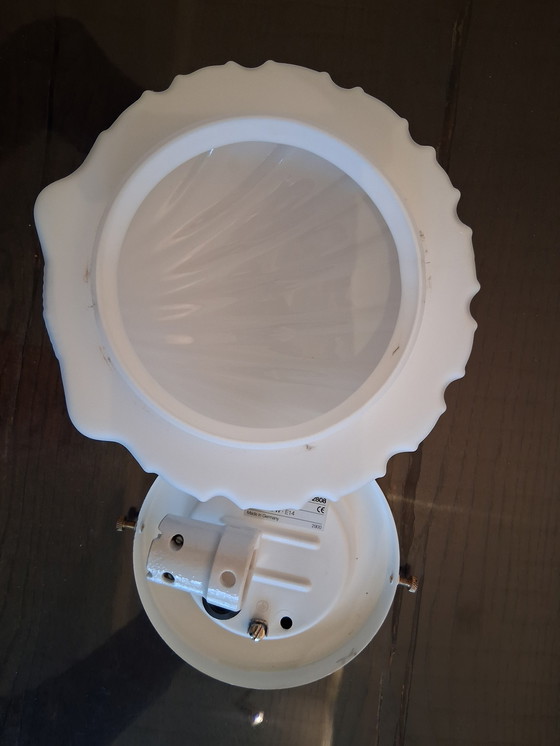 Image 1 of Wandleuchte aus Glashütte Limburg, muschelförmig