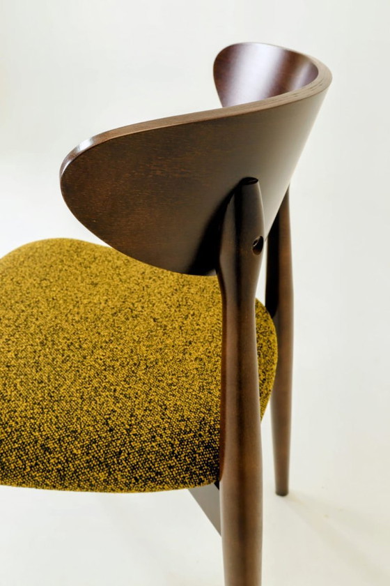 Image 1 of  Eetkamerstoelen set van 6 scandinavisch ontwerp Hypno groen