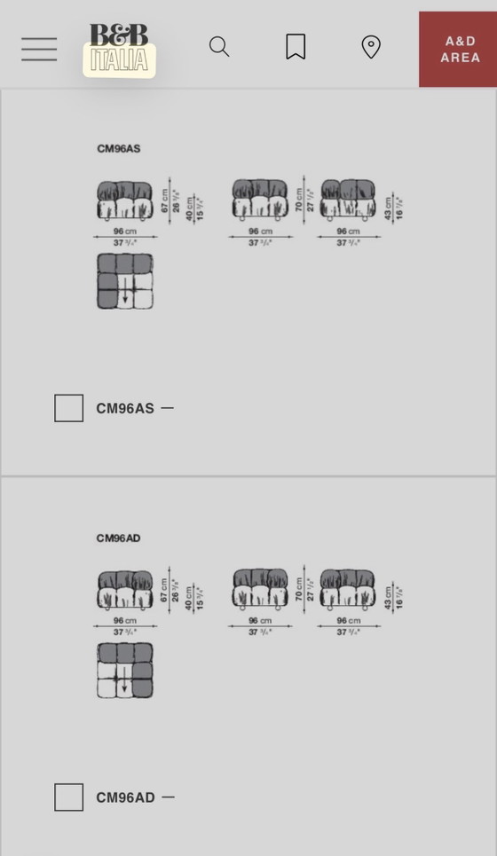 B&B Italia Camaleonda 14-piece modular corner sofa – Modular sofas, Textile (photo 7 of 12)