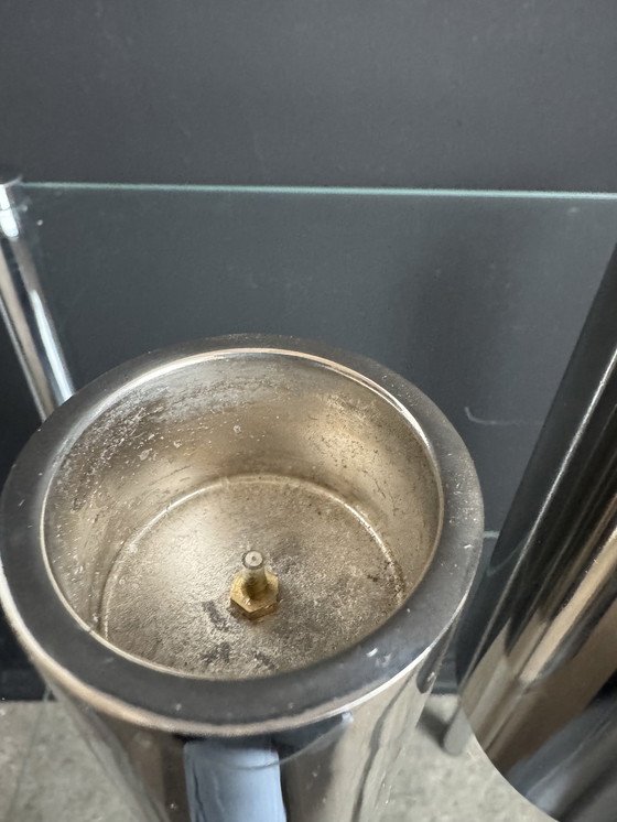 Image 1 of Bougeoirs cylindres chromés années 80