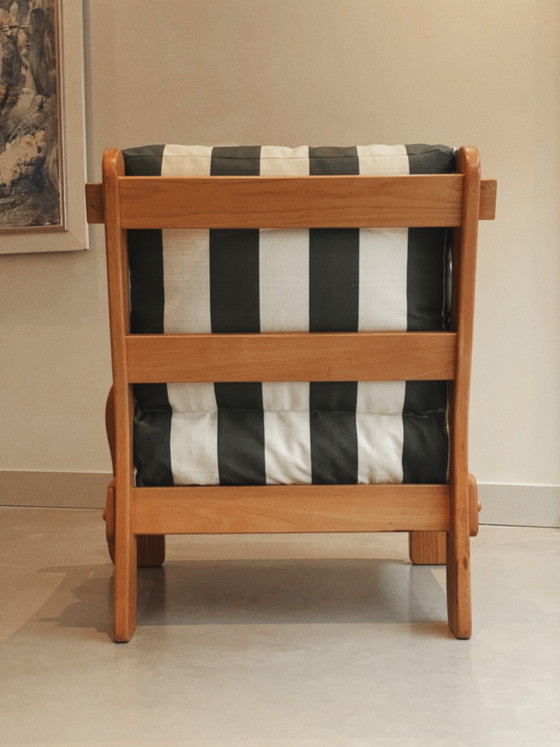 Image 1 of Fauteuil Strepen Massief Hout