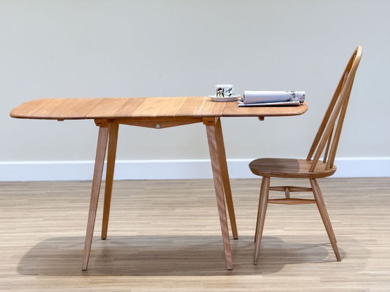 Image 1 of Table pliante Ercol et quatre chaises Quaker par Lucian Ercolani, années 1960