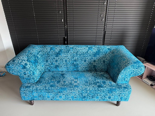 2-Sitzer-Sofa + Fußhocker