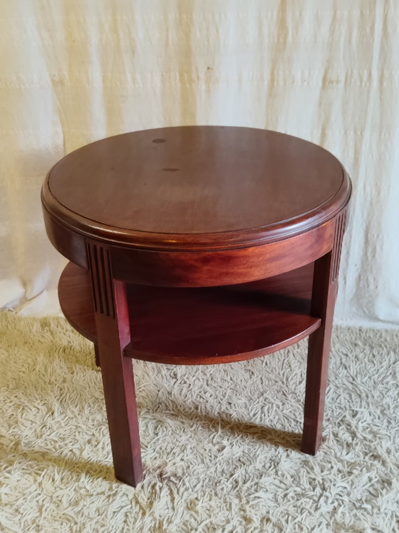 Art Deco solid wood Side table - 40s/50s (photo 3 of 8)