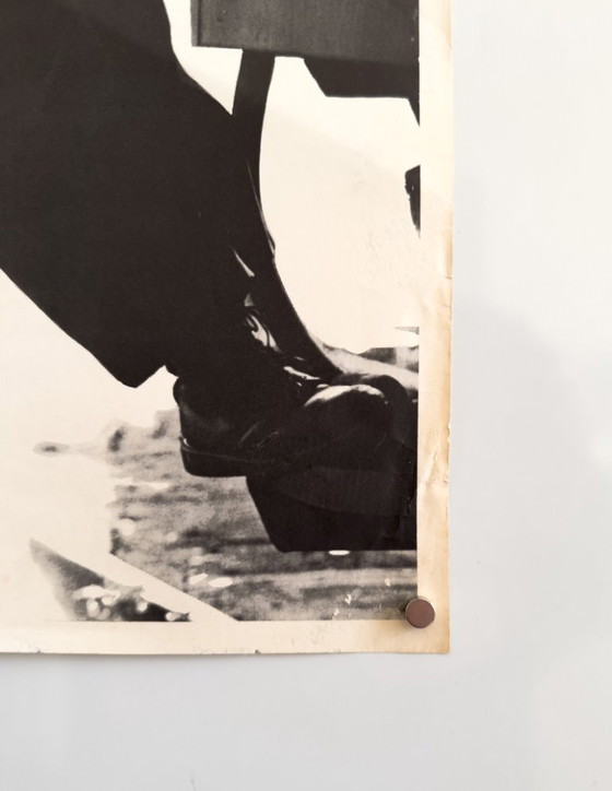 Image 1 of 🚆 Nicht zu weit hinauslehnen – 1966 – Original A2 Sicherheitsplakat der Deutschen Bundesbahn | Siebdruck | 59,4 × 42,0 cm 