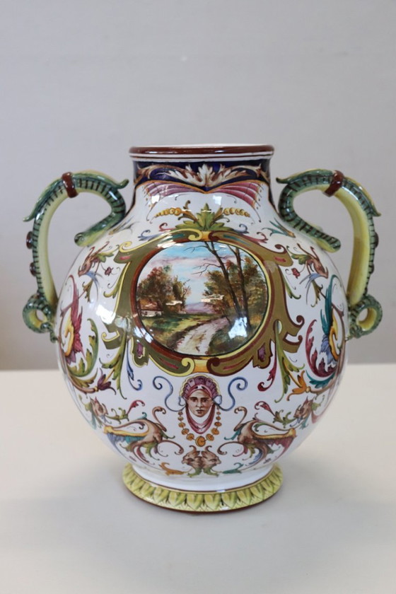 Image 1 of Italiaanse keramieken vaas van CACF FAENZA, 1950