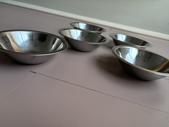 Image 1 of 5 ciotole in acciaio inox