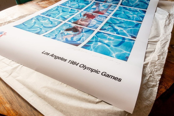 Image 1 of Buzo en piscina - David Hockney, 1984 - Póster 70 × 100 cm