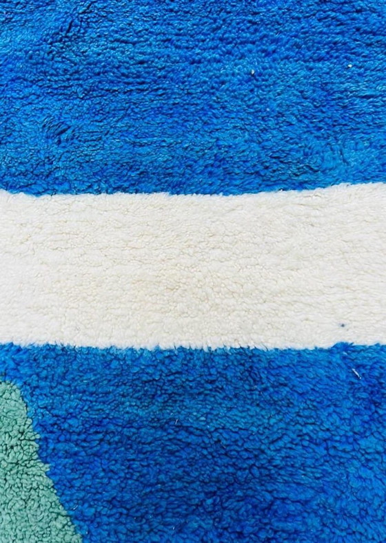 Alfombra Beni Ouraine tejida a mano con coloridos diseños, 200x300 cm. – Wool (photo 4 of 7)