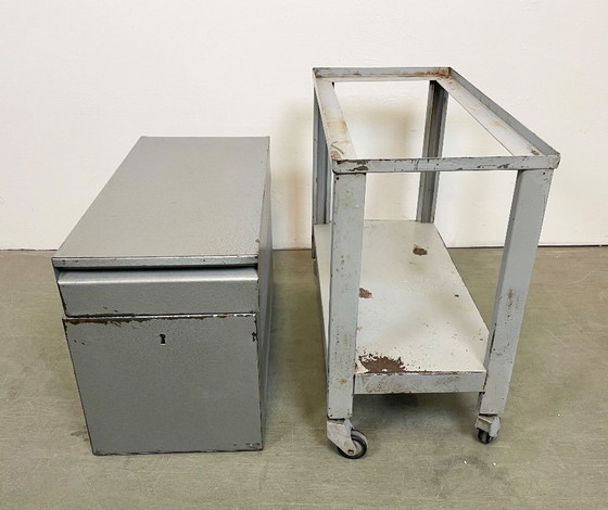 Image 1 of Carro industrial gris, década de 1960