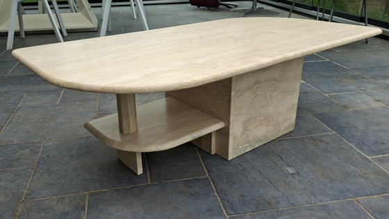 Image 1 of Vintage Travertine Coffee Table