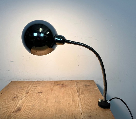 Image 1 of Vintage Chrome Italian Gooseneck Table Lamp, 1960s