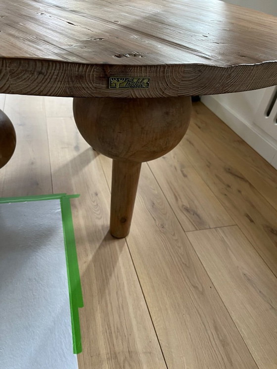 Image 1 of Unique design dining table round 150cm solid oak