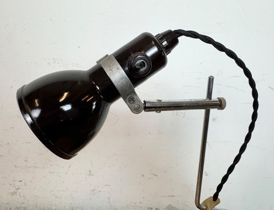 Image 1 of Lampe de table vintage en bakélite noire, années 1970