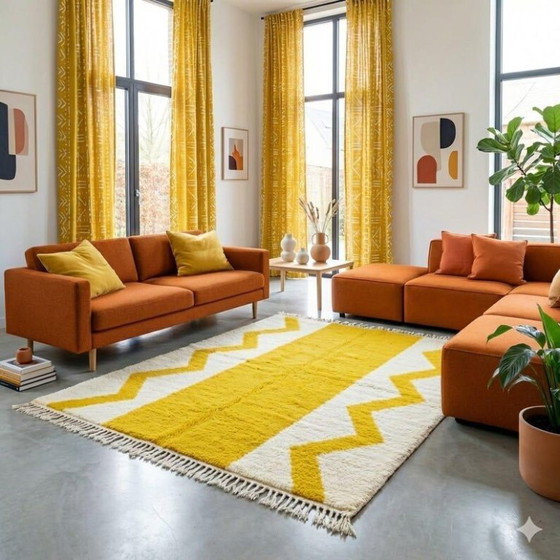 Image 1 of Handgemaakt Marokkaans tapijt 250 cm x 200 cm