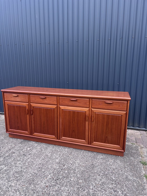 Image 1 of Buffet bas vintage dressoir teck