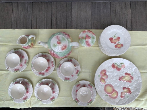 Servicio completo de té y pastelería en Salins Les Bains – servies, Ceramic