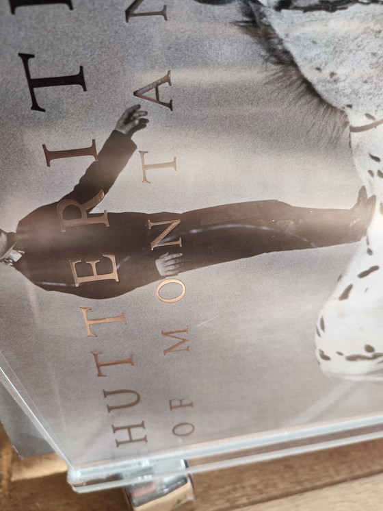 Image 1 of Carrello del tavolo dei mobili TV in plexiglass acrilico con piano in vetro su ruote