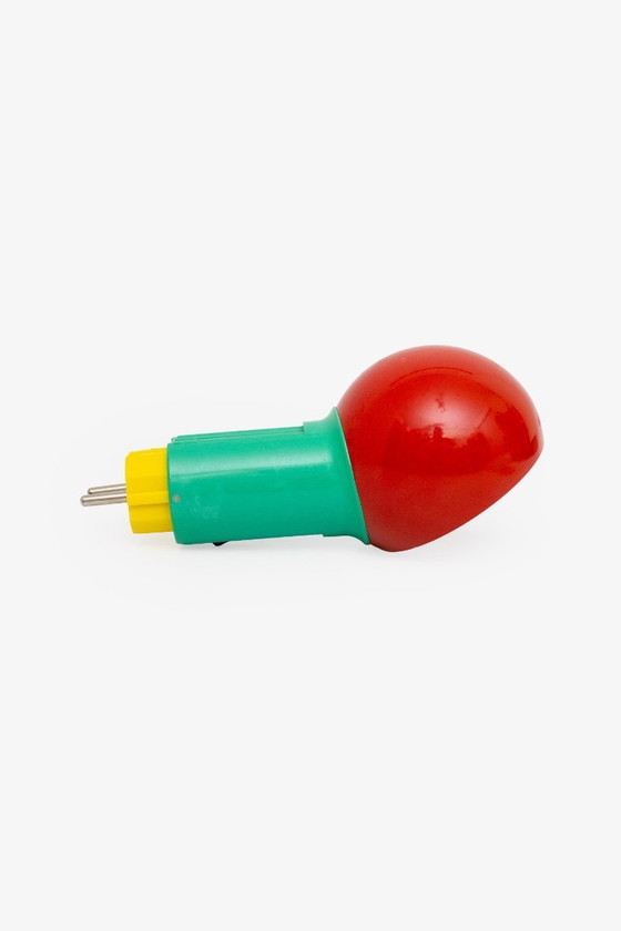 Image 1 of 70’s colorful Memphis Bendt Hansen x WLP socket lamp