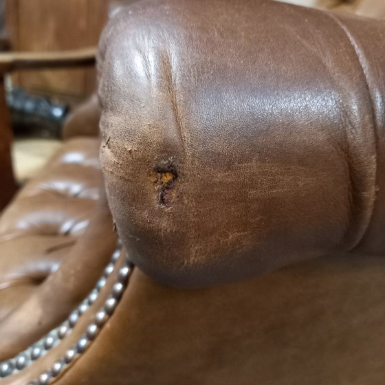 Image 1 of Vintage Chesterfield Office Chair
