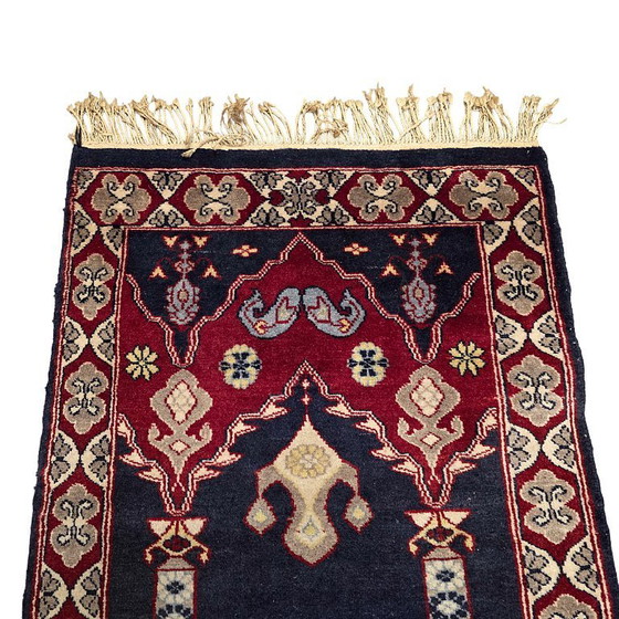 Image 1 of Antico tappeto persiano finemente annodato a mano, metà del XX secolo