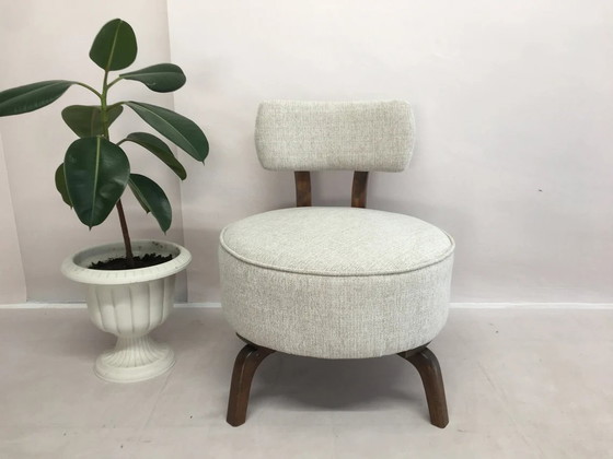 Image 1 of Handmade Armchair, Living Room Chair, Cozy Chair, Soft Reading Chair, Bohemian Decor, Bedroom Chair, Sitting Couch, Linen Sofa S