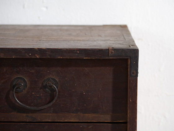 Antique Japanese tansu with drawers and iron hardware – Meiji Period, Japan, circa 1900 – Chest of drawers (photo 40 of 40)