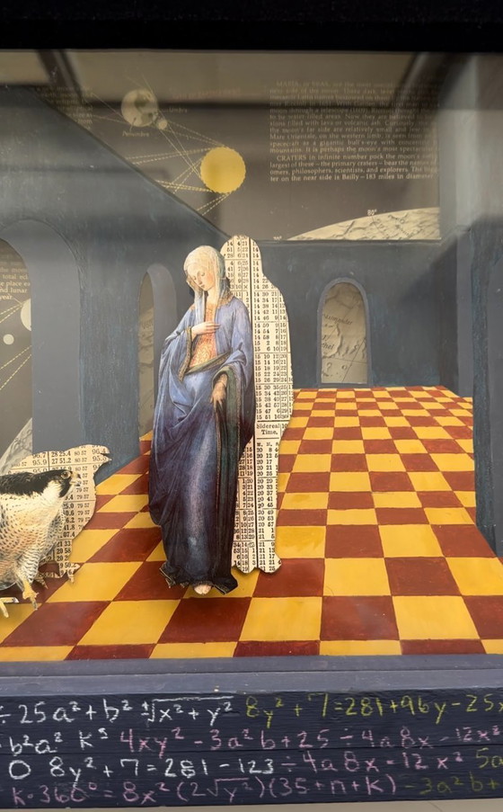 Image 1 of Surrealistische Op Art-compositie. Engeland, jaren 80.