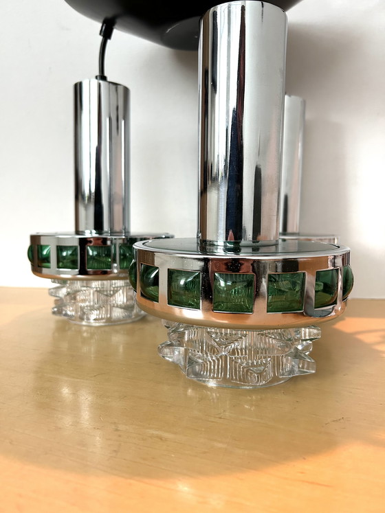 Image 1 of Lampada a cascata gigantesca dell'era spaziale