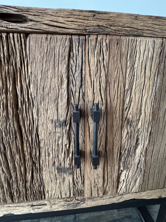 Image 1 of Unique large sideboard made of recycled teak 1.00x2.50x 43