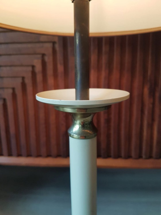 Image 1 of Lampe de table Kullmann Vintage Brass Textile - Etat d'origine