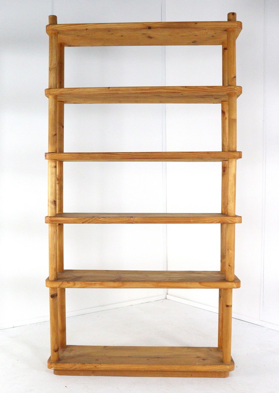 Image 1 of Pine Bookcase Vintage 'Mennersbach'