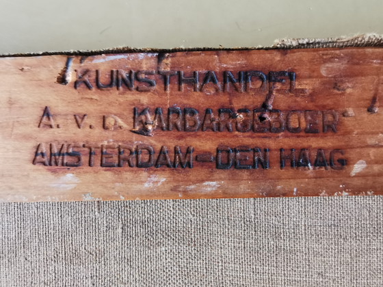 Image 1 of Huile sur toile 1920 57cm x 85cm - Voir les photos