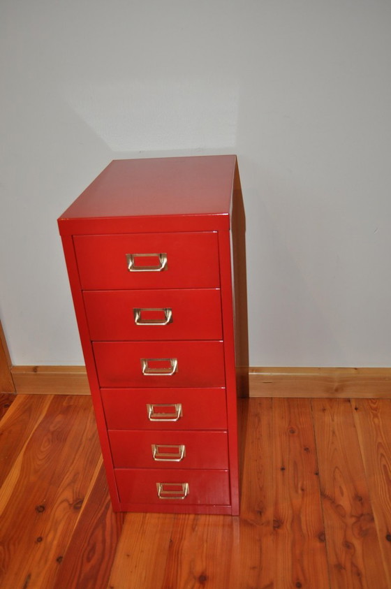 Industrial Metal Chest of Drawers, 1980s – Industrieel (photo 4 of 9)