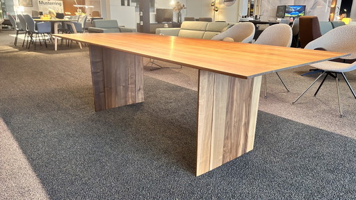 Solid walnut dining table Riva1920