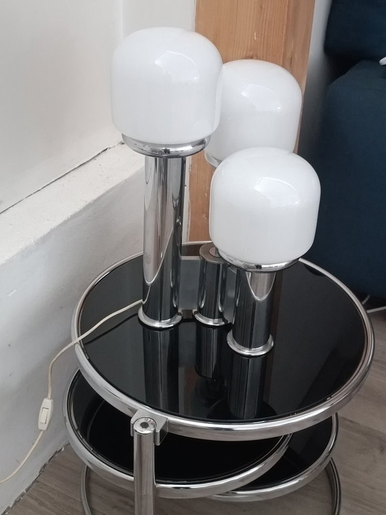 Space Age Murano Glass Lamp 1970s – Table lamps, Metal (photo 6 of 9)