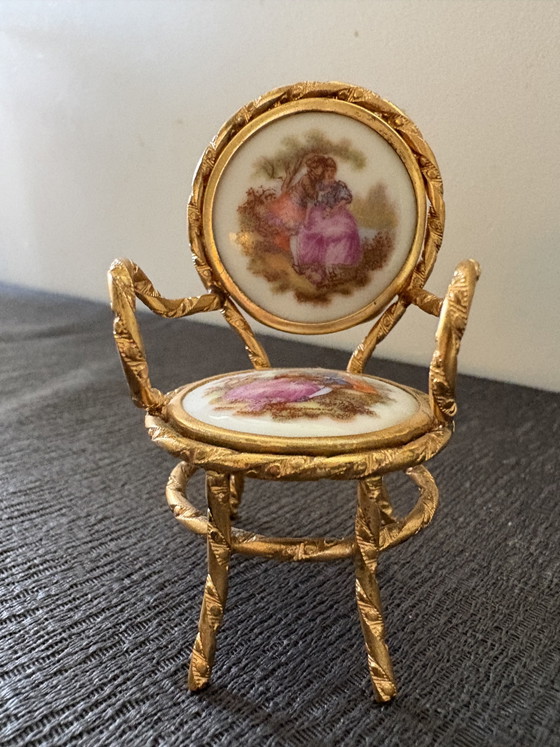 Image 1 of set in miniatura Limoges