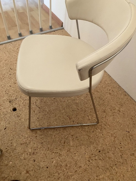 Deux chaises originales Calligaris New York ! Chaises design italiennes ! Blanches ! (photo 8 of 8)