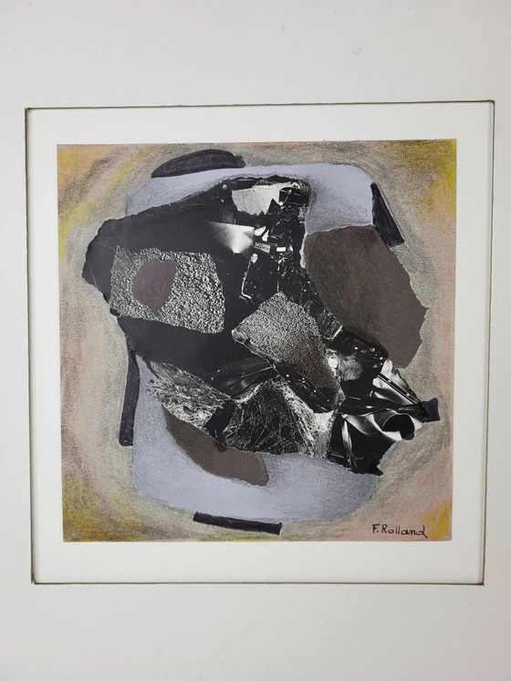 Collage Fernand Rolland Crac Tremblay – Láminas artísticas, Paper, Abstract (photo 2 of 6)