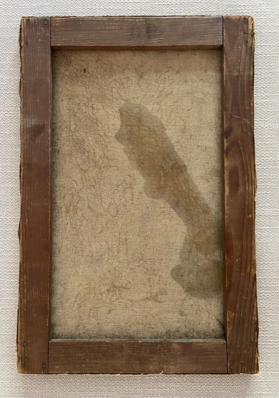 Antico dipinto a olio floreale firmato Lambert – Francia, c. 1920–1940 – Dipinti e disegni, Canvas (photo 9 of 9)