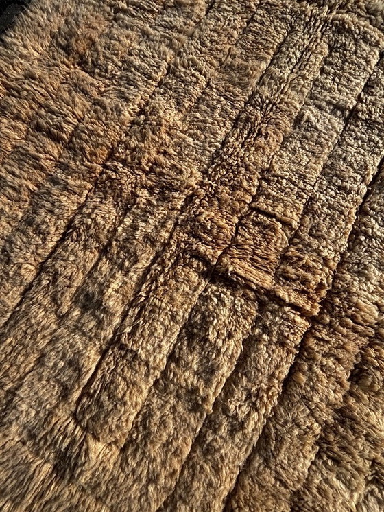 Image 1 of Tappeto marocchino moderno Mrirt 200x300 cm – Design con texture in lana color crema