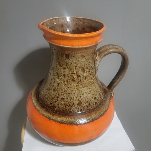 Vase À  Anse, U Keramik, West Germany, 1960,70 