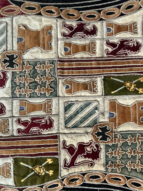 Antico arazzo araldico – Decorazioni murali, Textile, Velvet (photo 8 of 14)